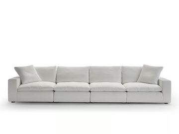 FLUFFY - Modular fabric sofa with removable cover by Siwa Soft Style - view 2